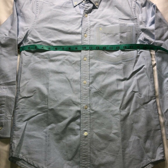Hurley Button Down Oxford Blue‎ Shirt Size Small - Picture 4 of 7